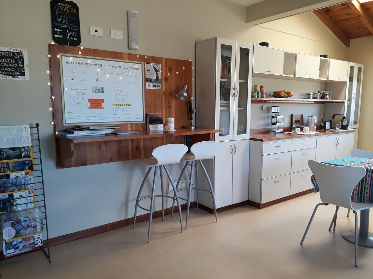 Del Nomade Hosteria Ecologica Puerto Pirámides Eksteriør bilde